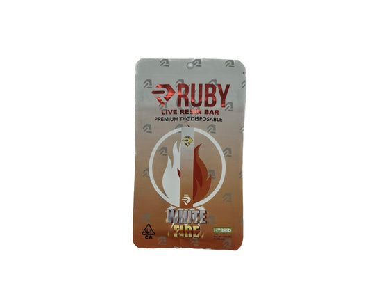 Ruby Live Resin Disposable 1G | White Fire