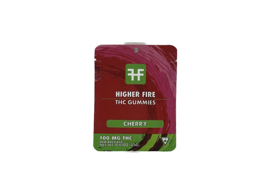 Higher Fire THC Gummies 100MG | Cherry