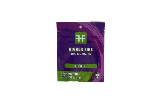 Higher Fire THC Gummies 100MG | Grape
