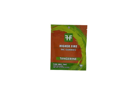 Higher Fire THC Gummies 100MG | Tangerine
